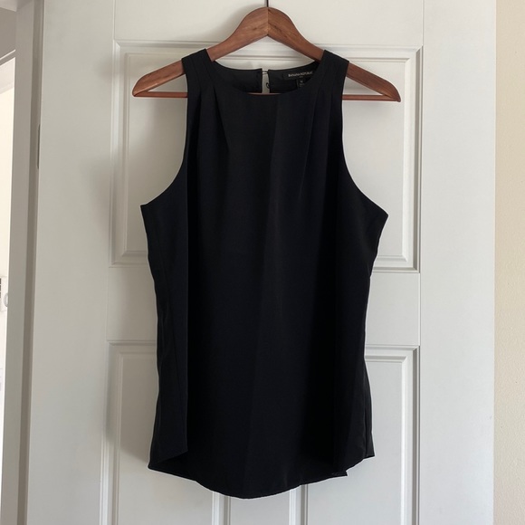 Banana Republic Sleeveless Black Blouse Size Medium - Picture 1 of 3